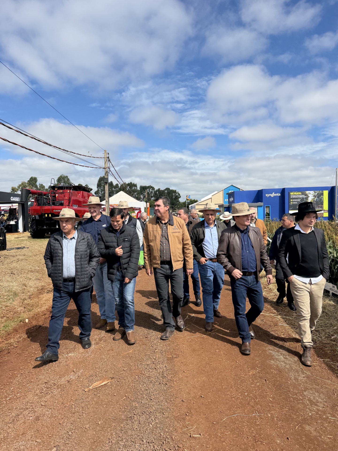 Vereador acompanhou a comitiva de autoridades que visitou o Showtec em Maracaju (Foto Hosana de Lourdes)