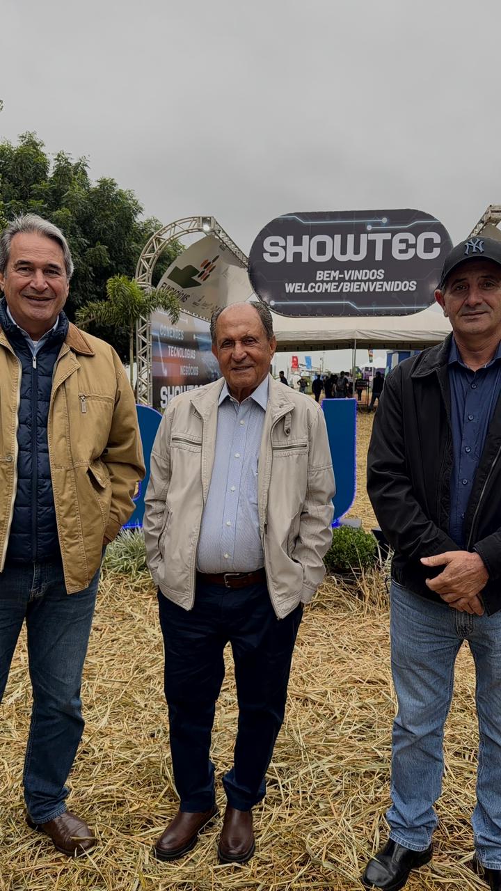Deputado estadual Z&eacute; Teixeira durante abertura do Showtec 2026   (Hosana de Lourdes)