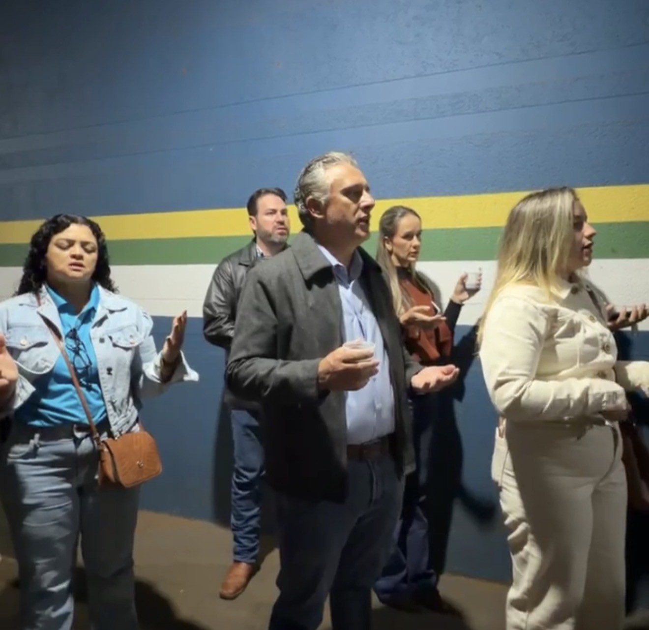 Presidente da câmara Rener Barbosa participou da Alvorada Festiva (Assessoria)
