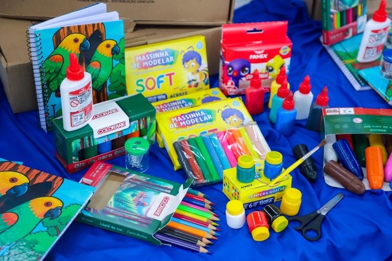 materia escolar que está sendo entregue (Assessoria)