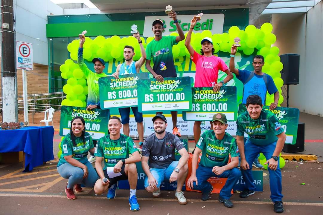 Destaque aos premiados na Corrida Maracaju (Foto Assessoria)