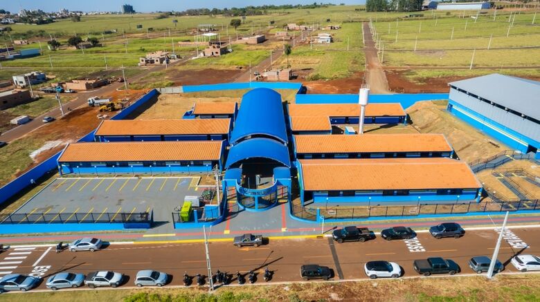 Escola Irma de Lima Matos construida durante a gestão de Marcos Calderan em Maracaju