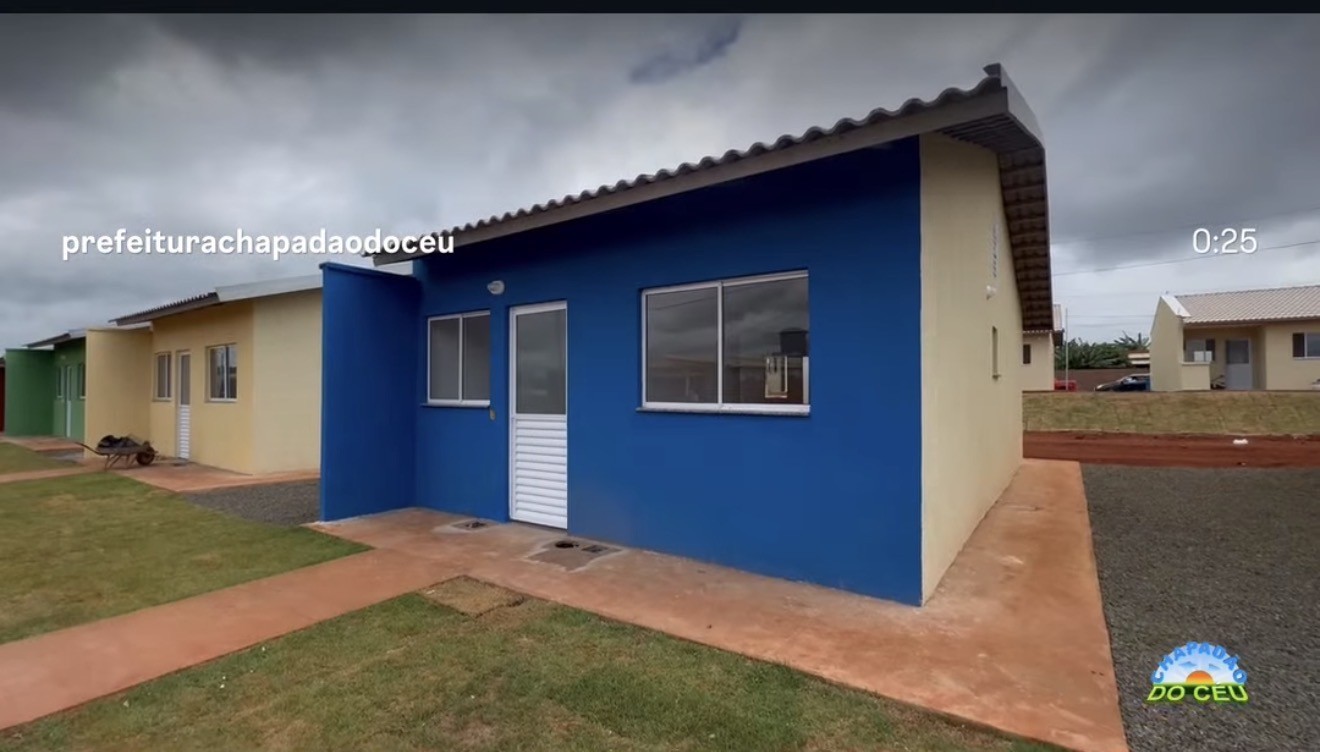As novas unidade habitacionais prontas atendem 34 familias (Assessoria)