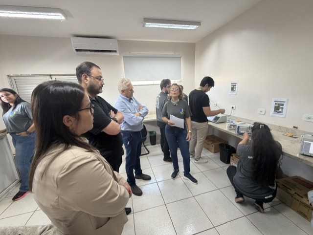 A chefe de cartório Shirley de Jesus Melo explicou aos participantes que a chamada carga da urna (Hosana de Lourdes)