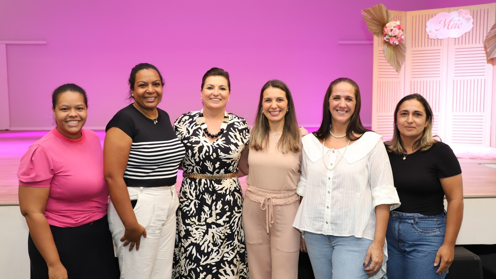 Primeira dama Meire Calderan, equipe do Fac e Coordenadoria da mulher de Maracaju (Foto Assessoria)