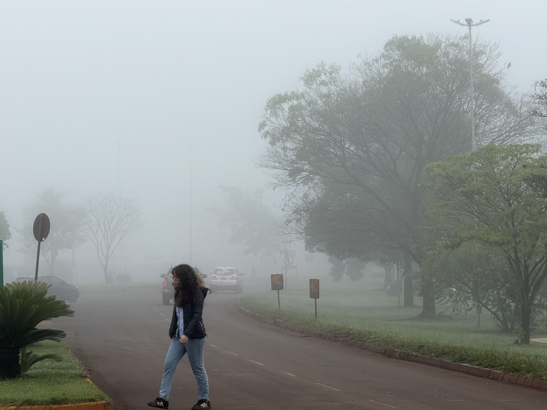 Forte neblina nesta quarta feira em Maracaju   (Foto Hosana de Lourdes/tudodoms)