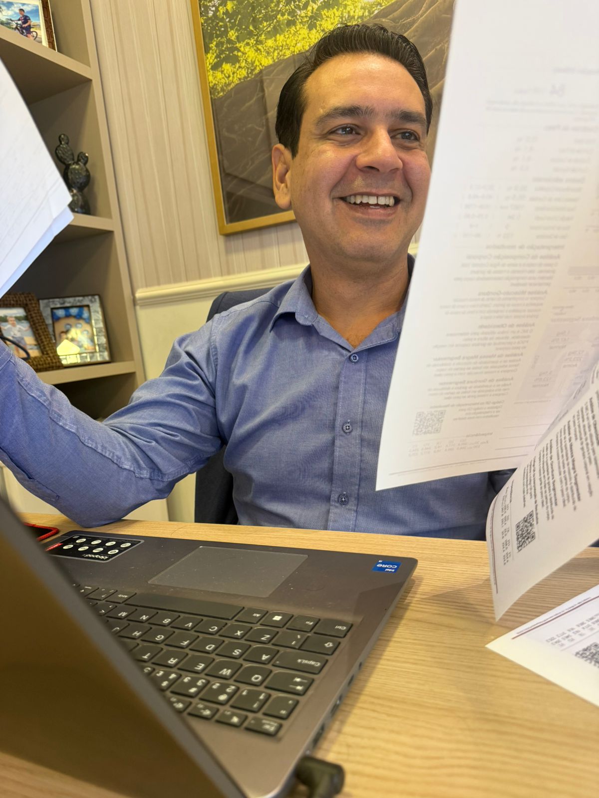 M&eacute;dico Anderson Miziara durante entrevista ao portal tudodoms (Foto Hosana de Lourdes)