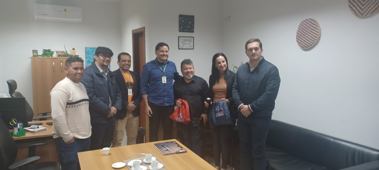                                  CEO da UCP de Pedro Juan Caballero foi recepcionado pela direção da unidade(assessoria)