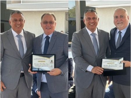 entregue pelo presidente da Casa Rener Barbosa