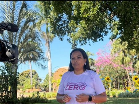 Jamaika do Carmo que tem atuação comprometida nas causas da coordenadoria da mulher