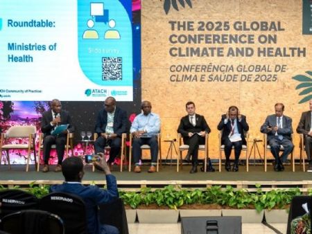 Integração da saúde nas Contribuições Nacionais Determinadas foi pauta do segundo dia da Conferência Global de Clima e Saúde de 2025 — Foto: Zeca Miranda / SVSA-MS