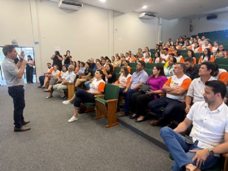 Prefeito Marcos Calderan falou no evento realizado no Centro Cultural