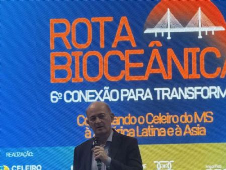 Diplomata João Carlos Parkinson destaca Rota Bioceânica e propõe parceria entre Maracaju e Chile durante o 6º Conexão para Transformar