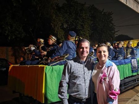 Alvorada Festiva ao som da Banda Dona Fé Fernandes marca as primeiras horas deste 11 de junho em Maracaju