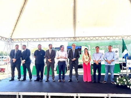 Defensor Público-Geral do Estado, Pedro Paulo Gasparini discursa na solenidade