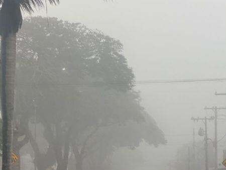 Nevoeiro intenso em Ponta Porã