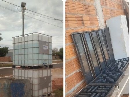 material  na fabrica pronto para entrega