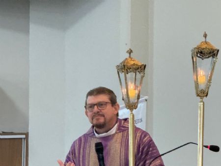 Padre Júnior Paroco da Paróquia Nossa Senhora Aparecida em Maracaju