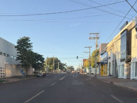 Manhã de domingo na cidade de Maracaju