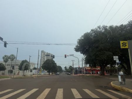 Centro de Maracaju nesta segunda-feira dia 29,