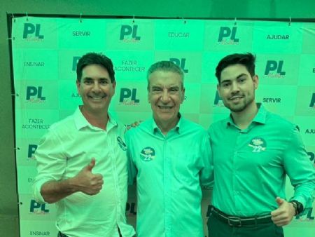 Valdenir Portela, deputado estadual Paulo Correa e Lucas Portela