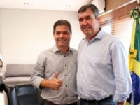 prefeito Marcos Calderan deve receber o governador Eduardo Riedel