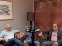 Reinaldo Azambuja com o governador em exercicio Barbosinha