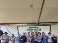 Líderes políticos reunidos em Maracaju na manhã deste sábado dia 11.