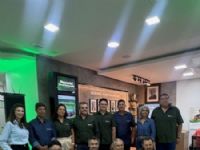 Representante da Sicredi Pantanal durante a inauguração do Memorial