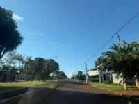 Avenida Mario Correa em Maracaju