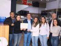 Prefeito Marcos Calderan, secretário Agadir Mossmann empresário